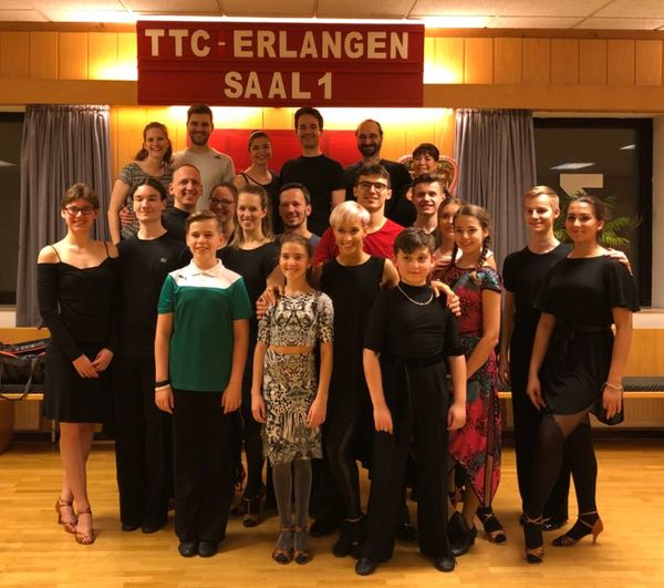 Gruppenbild im TTC Erlangen - © TTC Erlangen e.V.
