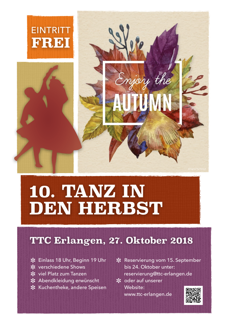 Einladung Tanz in den Herbst 2018