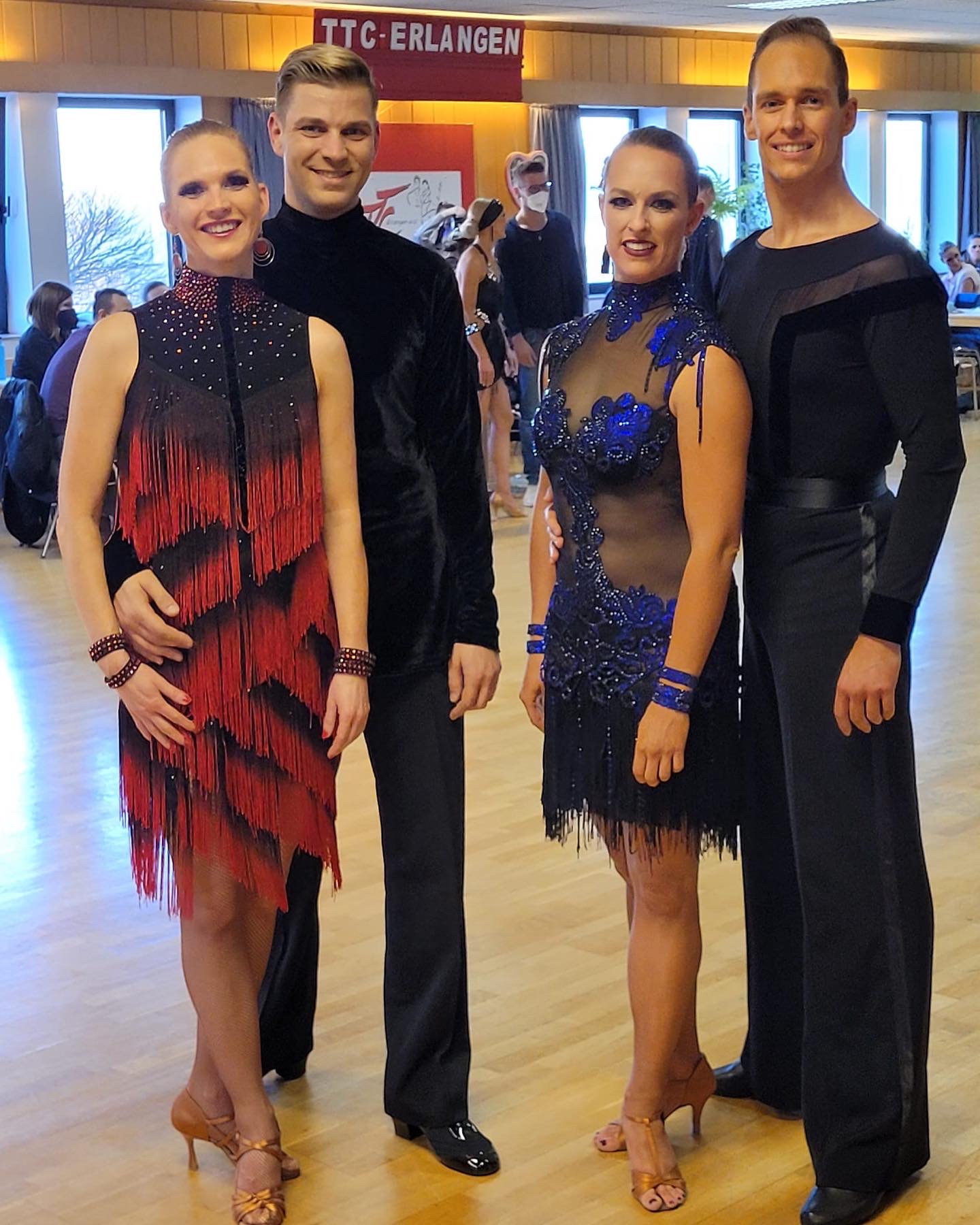 Johannes und Katja und Dirk und Anna - © TTC Erlangen e.V.