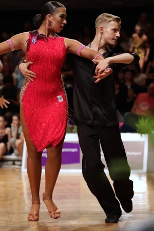 Marcel Hammrich und Anissia Enes auf der GOC 2018 - © TTC Erlangen e.V.