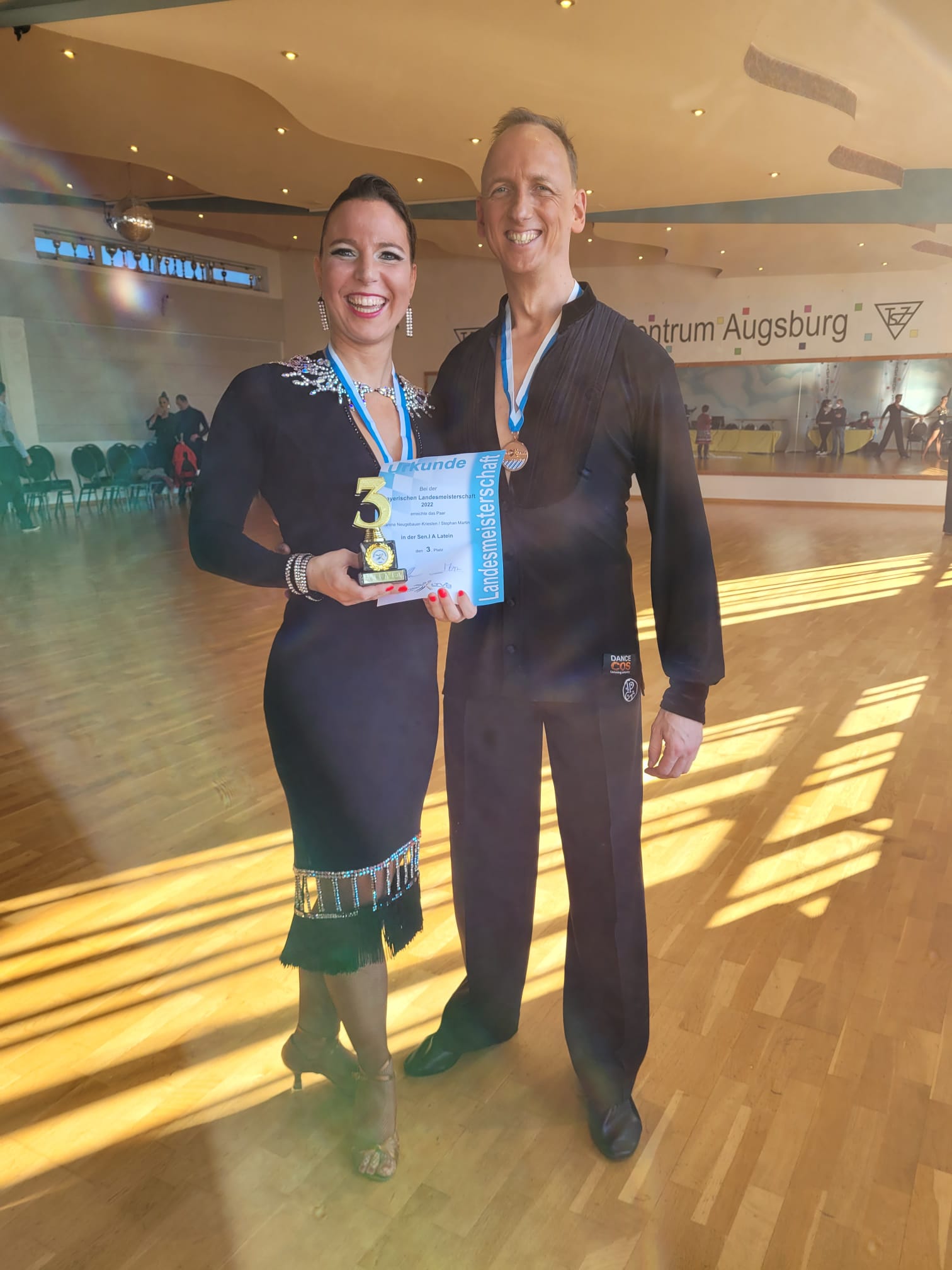 Stephan Martin und Janine Neugebauer-Kriesten - © TTC Erlangen e.V.